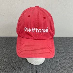Swift chai Baseball Hat Unisex Adjustable Red White Strapback Cap Fahrenheit